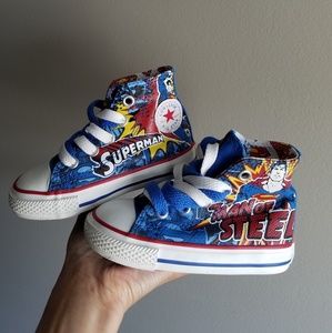 Converse Hi-top Toddler Boy Superman